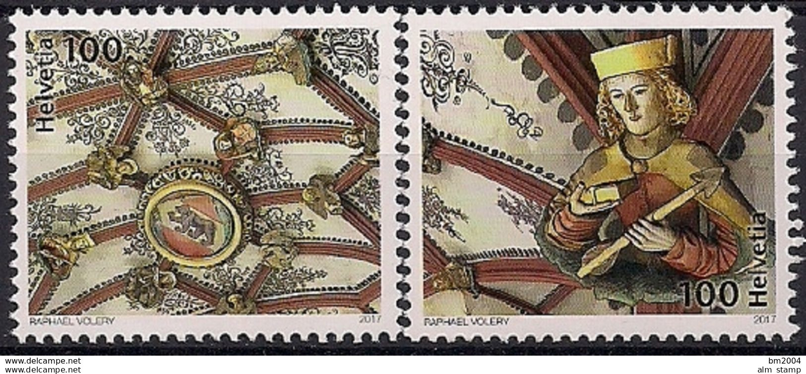 2017 Schweiz Mi. 2512-3**MNH      500 Jahre Chorgewölbe Des Berner Münsters - Unused Stamps
