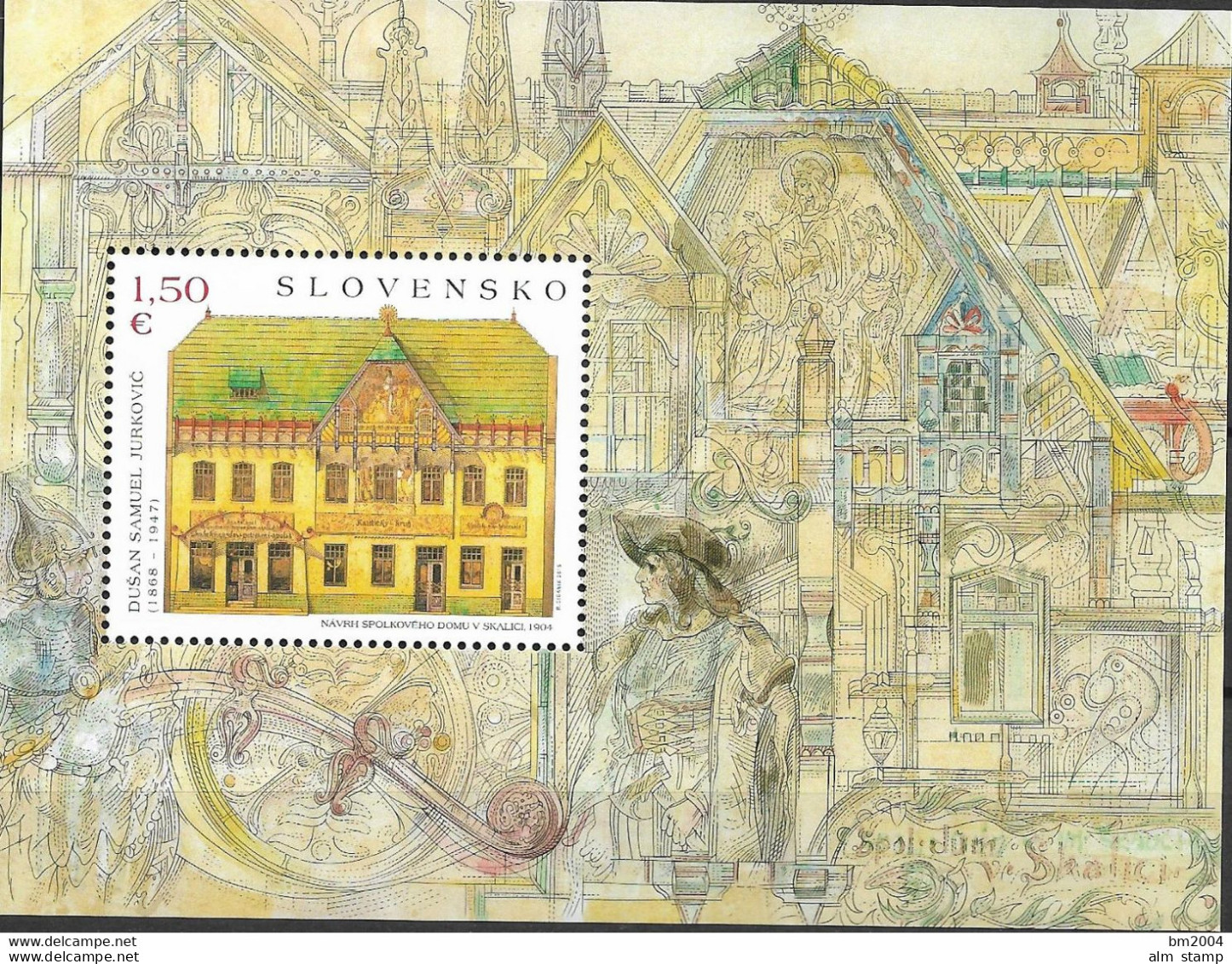 2015 Slowakei Mi. Bl. 47**MNH  Kunstwerke. - Neufs