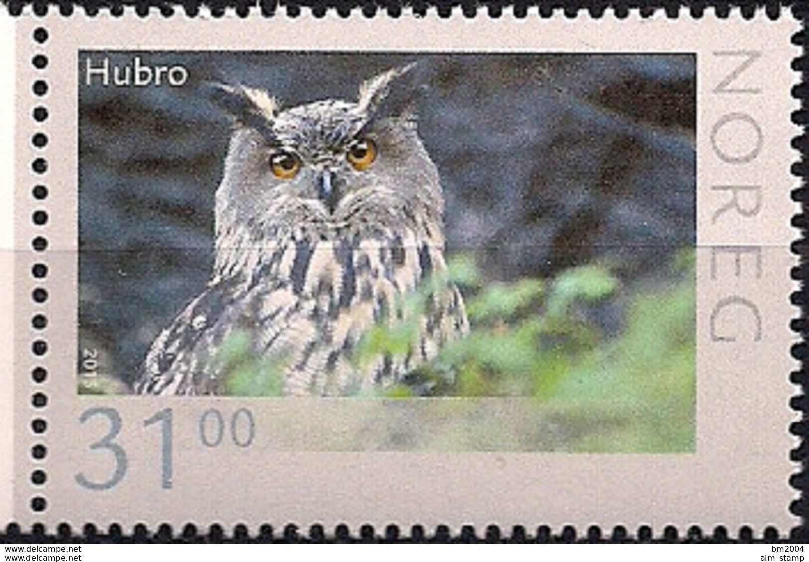 2015  Norwegen Mi. 1872 **MNH  Haubenmeise (Parus Cristatus - Nuovi