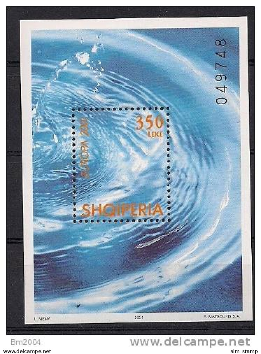 2001 Albanien Mi. Bl. 130**MNH - 2001