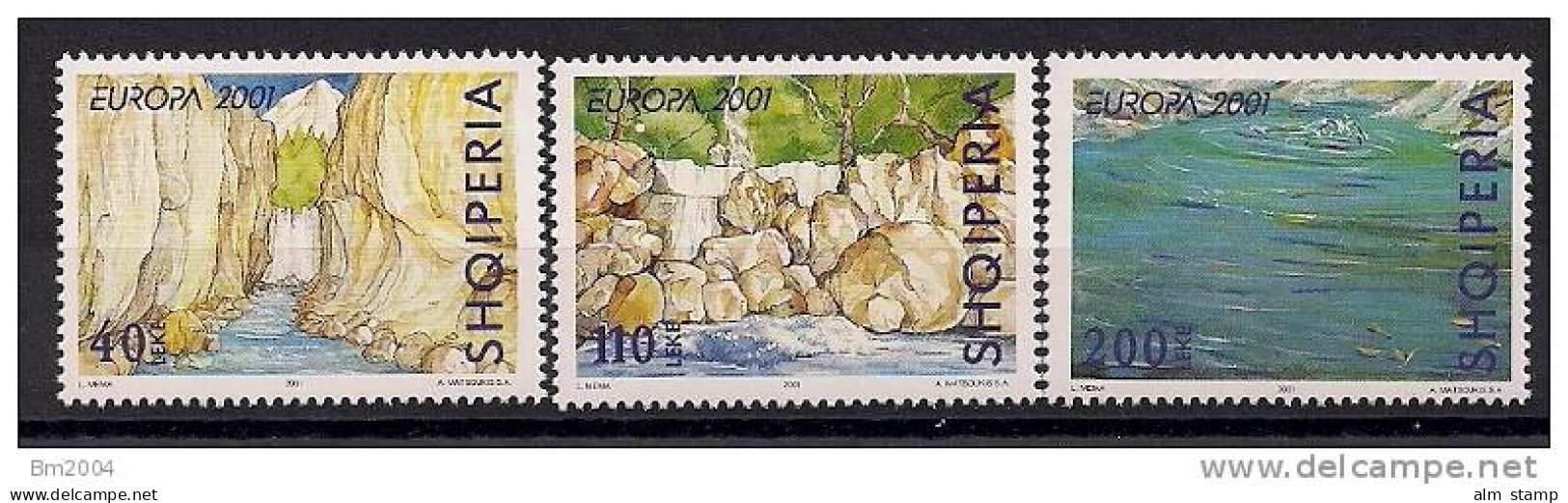 2001 Albanien Mi. 2809-11 **MNH - 2001