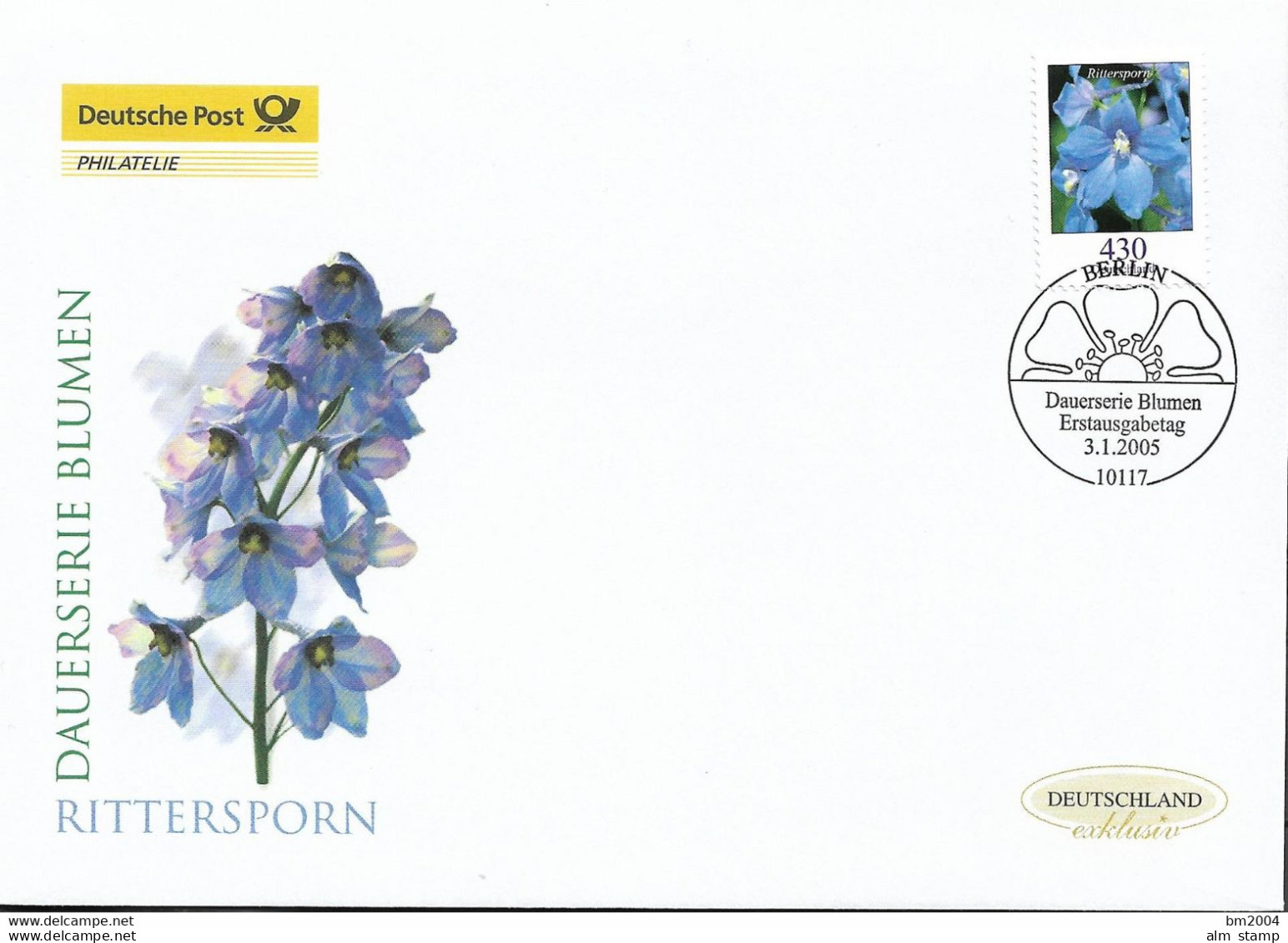 2005 Deutschland Germany Mi. 2435 FDC  Blumen   Feldrittersporn (Consolida Regalis) - 2001-2010