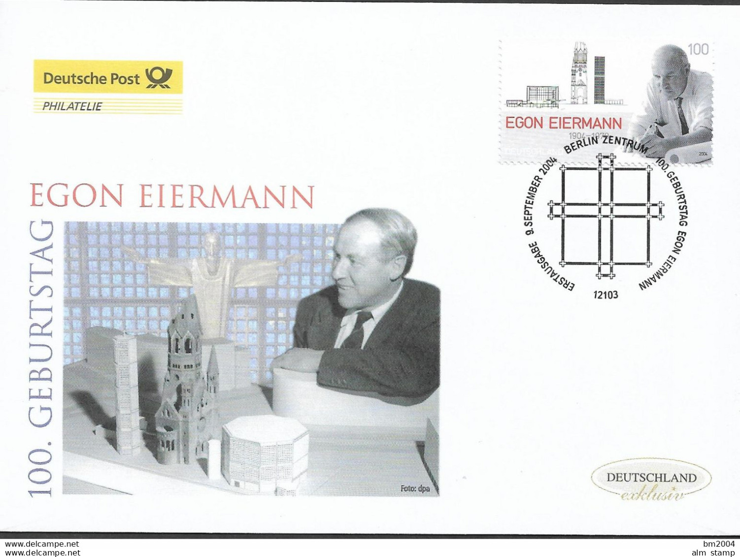 2004 Deutschland Germany Mi. 2421 FDC  100. Geburtstag Von Egon Eiermann. - 2001-2010