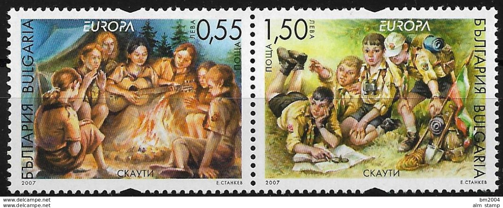 2007 Bulgarien  Mi. 4792-3** MNH Europa - 2007