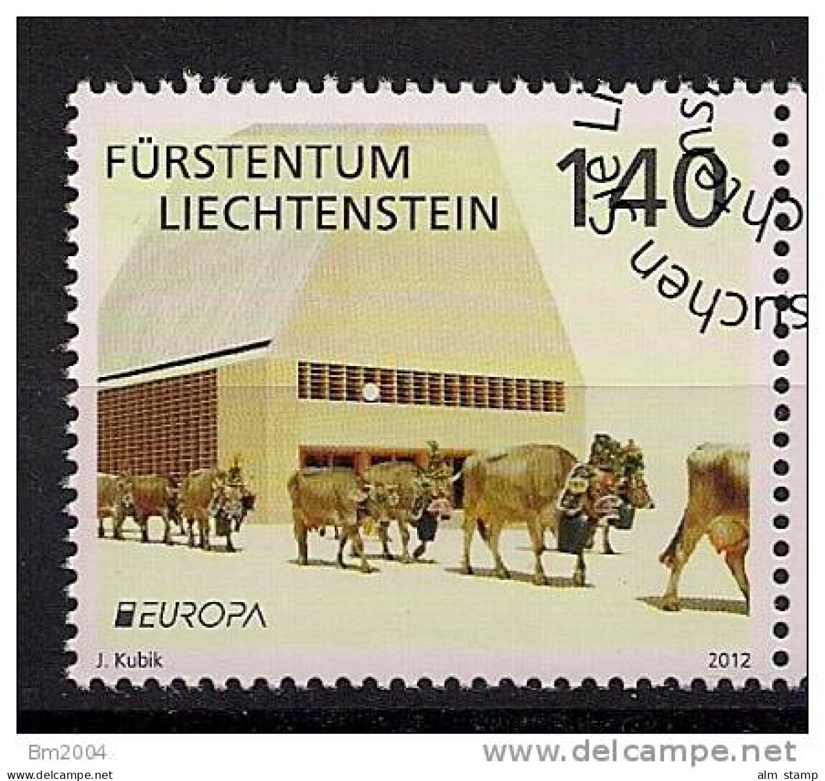 2012 Liechtenstein Mi. 1624  Used Europa - 2012