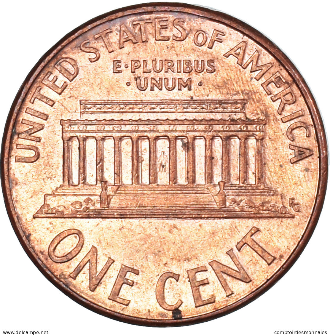 Monnaie, États-Unis, Cent, 2005 - 1959-…: Lincoln, Memorial Reverse