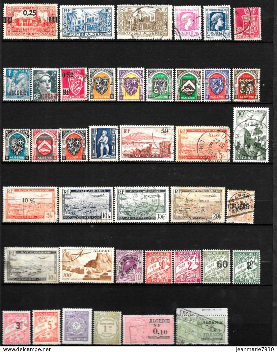 1C112 - LOT DE TIMBRES OBLITERES A 5% DE LA COTE > 52.00 € - Collections, Lots & Séries