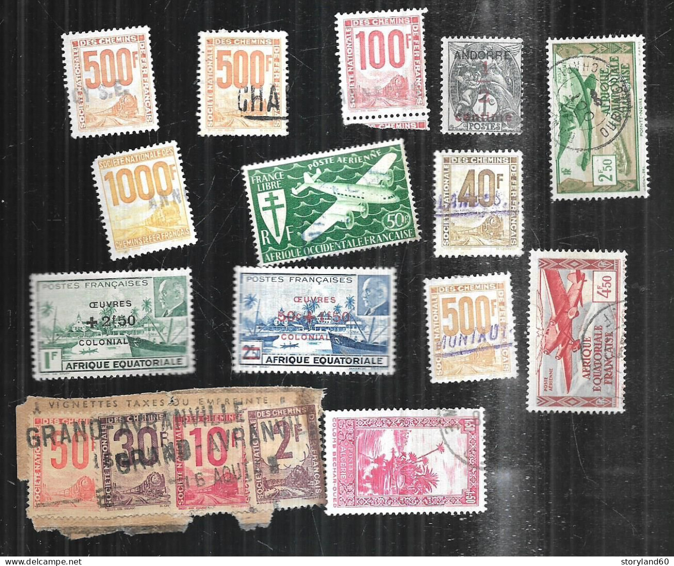 Pays D'expression Française Yvert Et Tellier 1969 , Et Lot De Timbres Divers Colonies Et Comptoirs - France