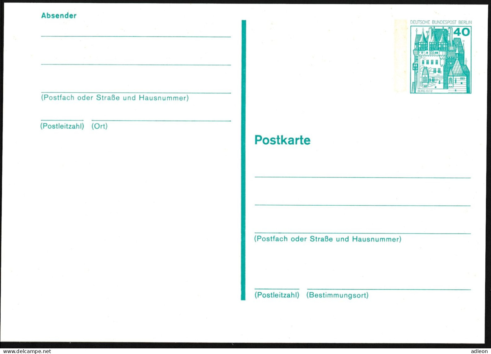 Berlin - Entier Postal / W-Berlin - Poskarte P 104 ** - Postcards - Mint