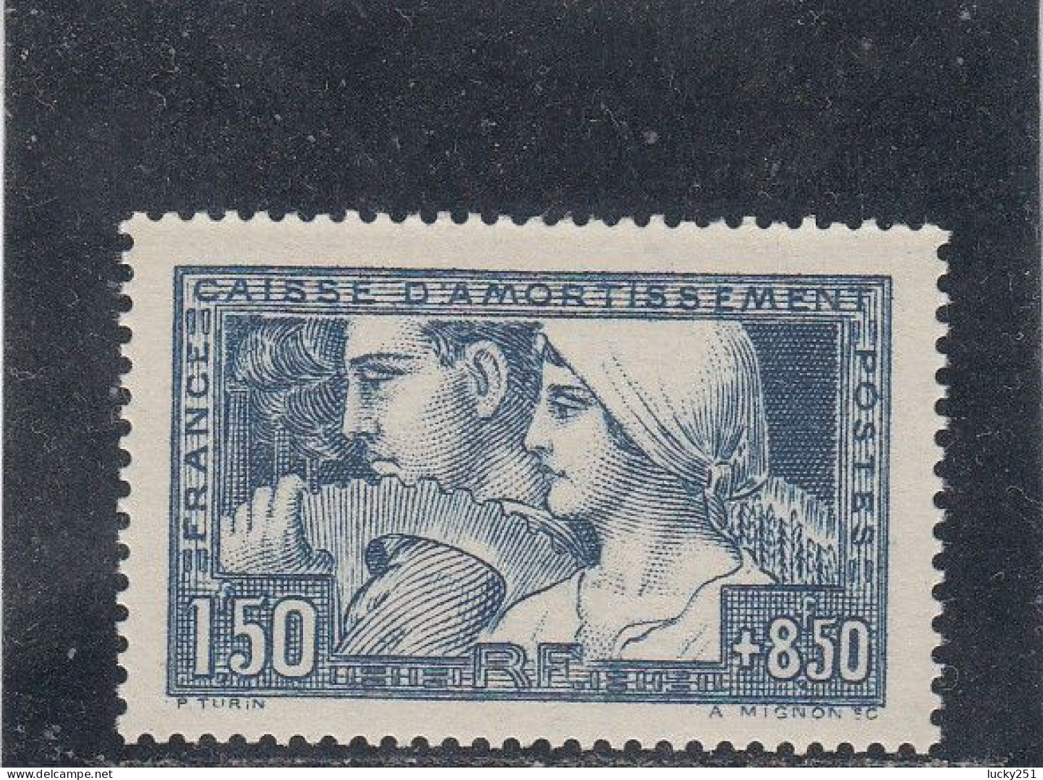 France - Année 1928 - Neuf** -  N°YT 252** - Au Profit De La Caisse D'amortissement, Le Travail - Nuovi
