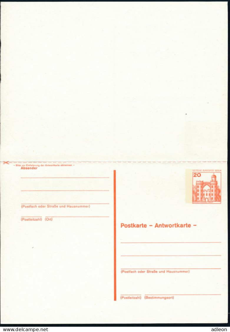 Berlin - Entier Postal / W-Berlin - Poskarte P 105 ** - Postcards - Mint