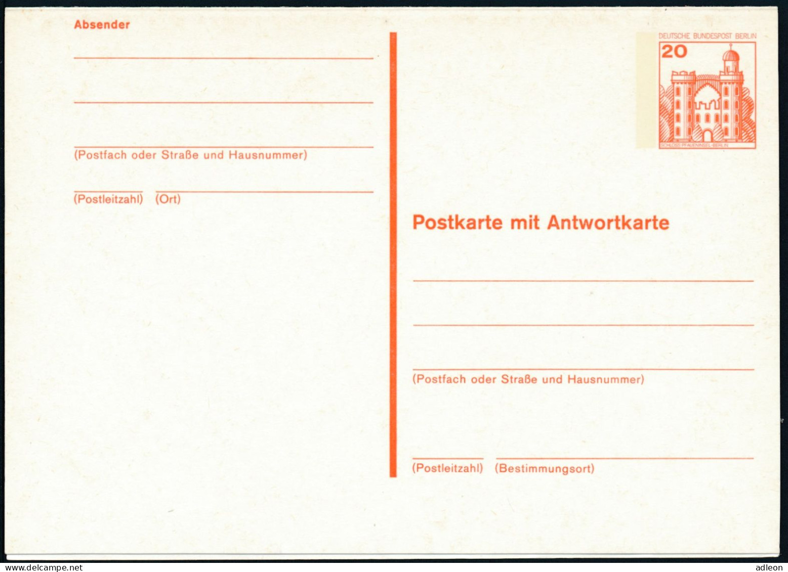 Berlin - Entier Postal / W-Berlin - Poskarte P 106 ** - Postcards - Mint