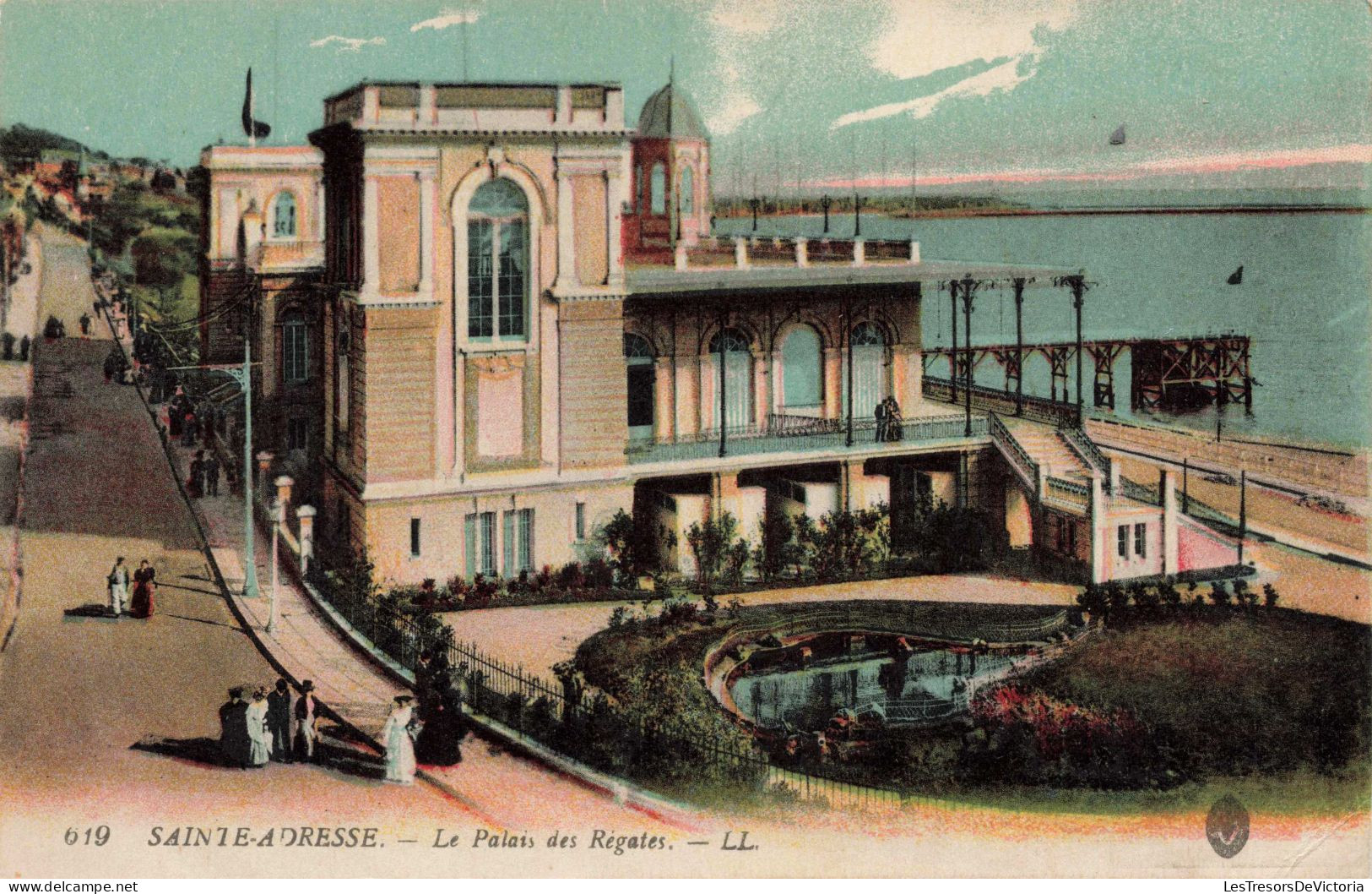 FRANCE - Sainte Adresse - Le Palais Des Régates - LL - Colorisé - Carte Postale Ancienne - Sainte Adresse