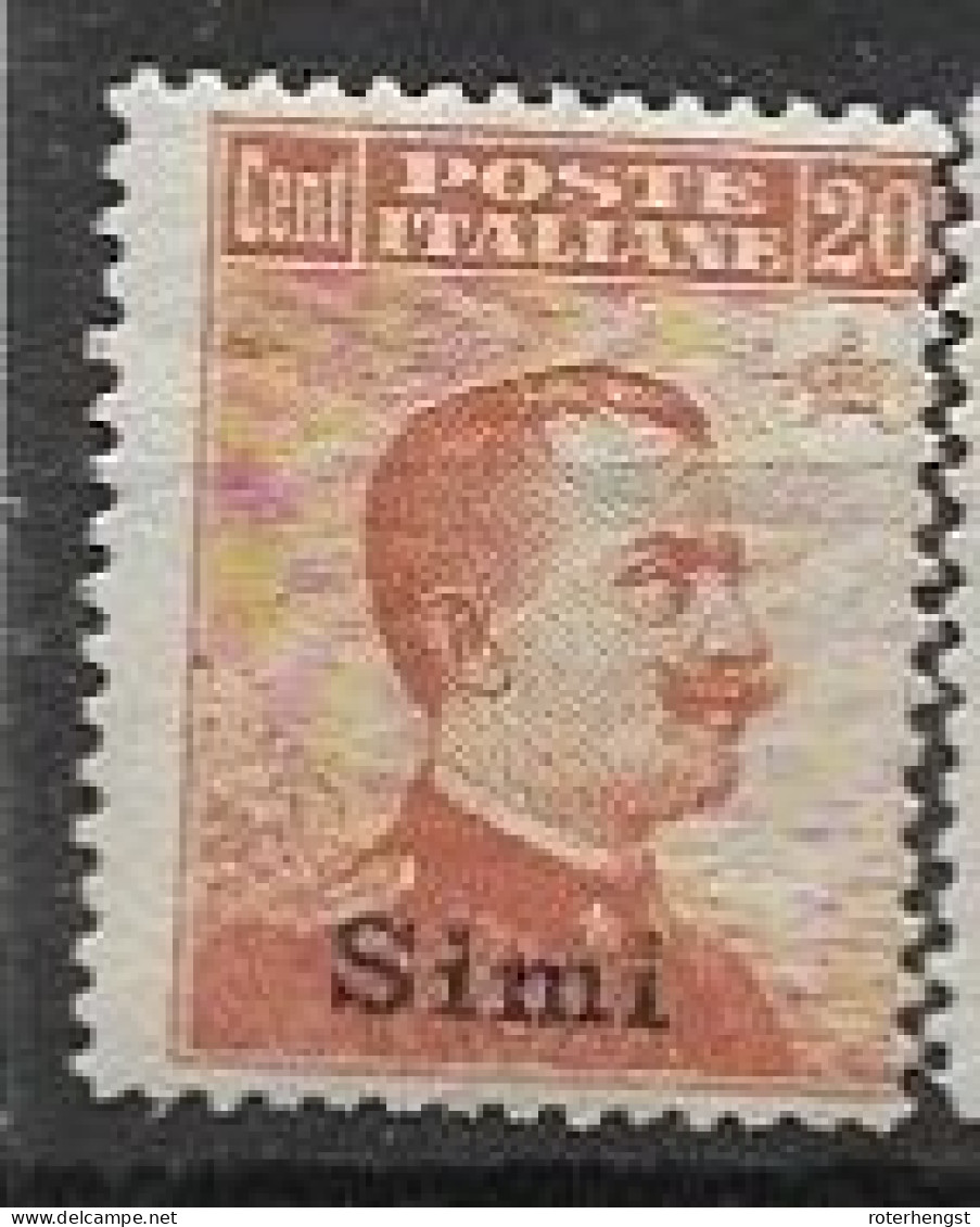 Italy 1912 Aegean Mnh ** Simi No Watermark 160 Euros - Ägäis (Simi)