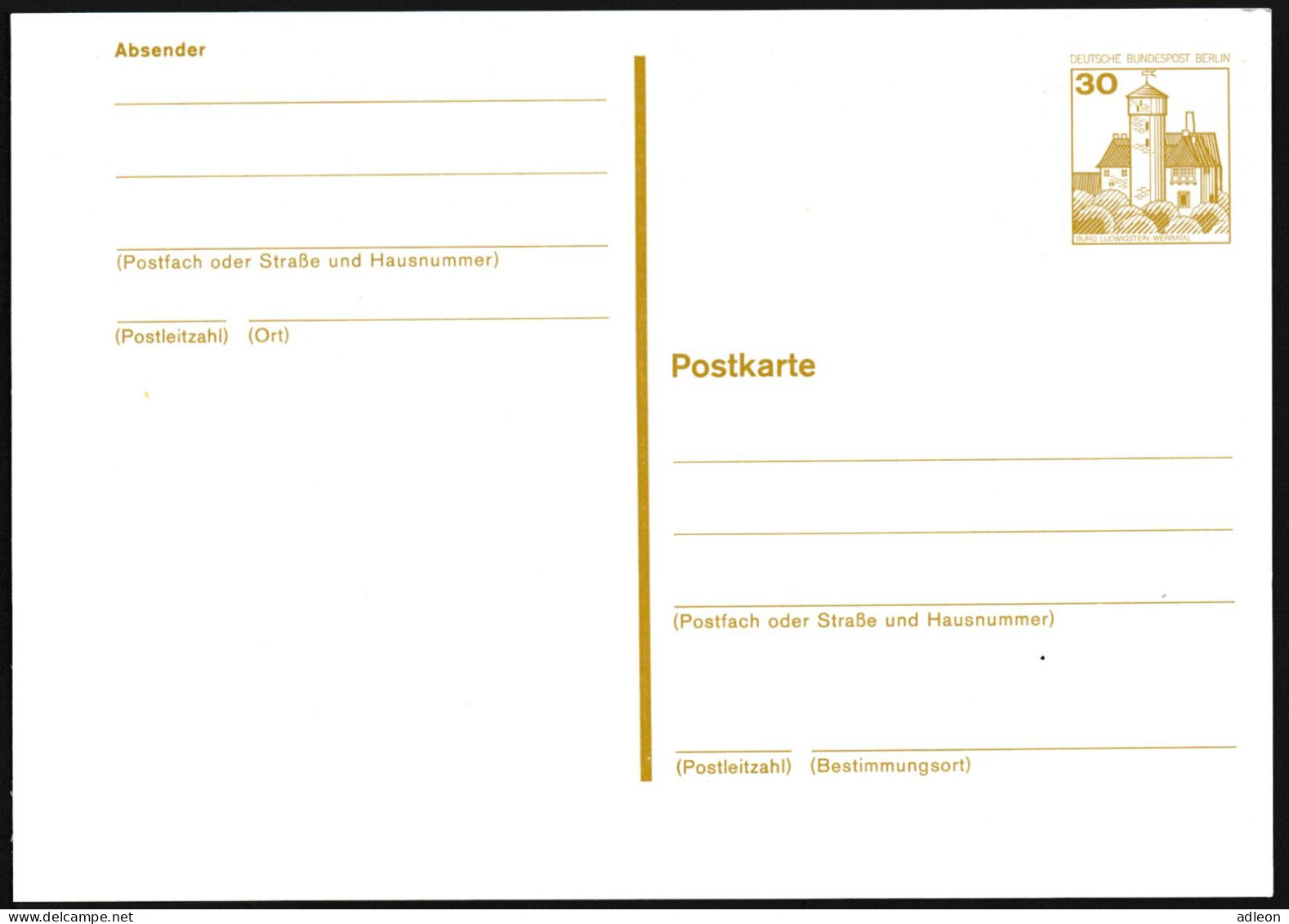 Berlin - Entier Postal / W-Berlin - Poskarte P 108 ** - Postcards - Mint