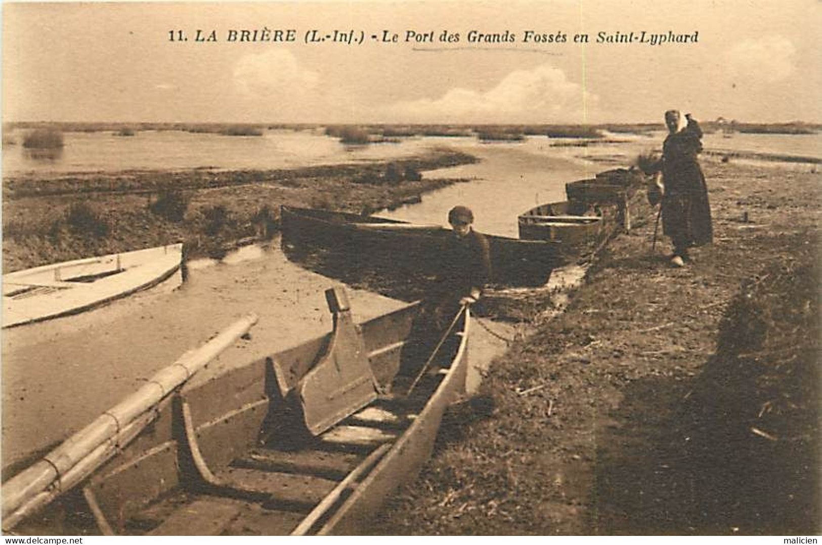 - Loire Atlantique -ref-C404- La Brière - Port Des Grands Fossés En Saint Lyphard - - Saint-Lyphard