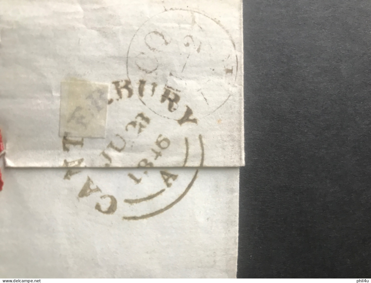 1849 GB QV 1d Imperf Letter S I Pmk.11 To Canterbury See Photos Offers Welcome - Covers & Documents