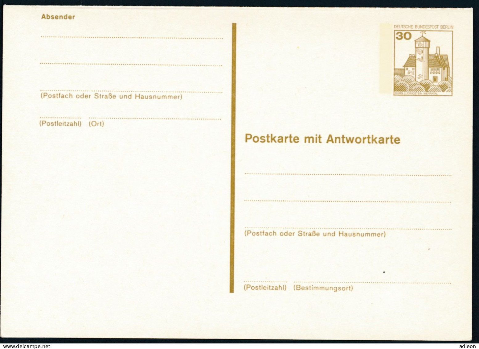 Berlin - Entier Postal / W-Berlin - Poskarte P 111** - Postcards - Mint