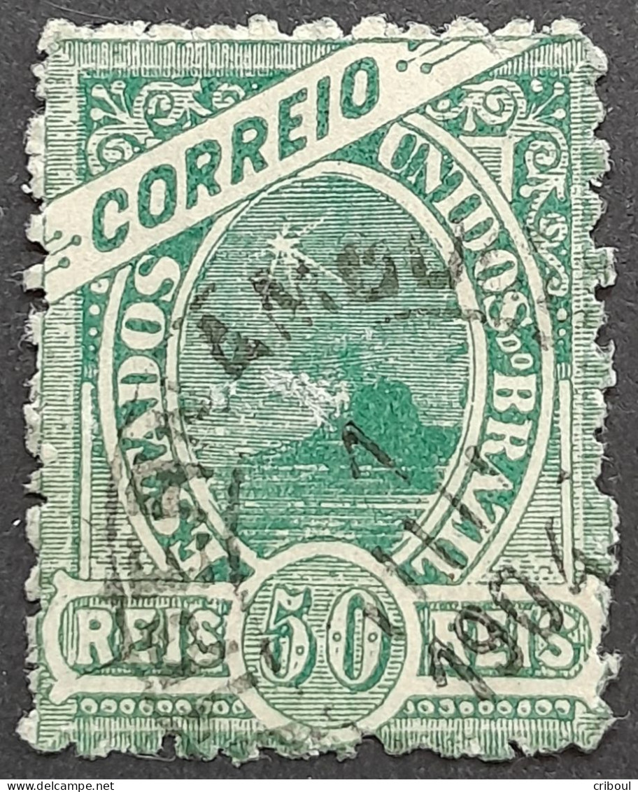 Bresil Brasil Brazil 1900 Pain De Sucre Sugarloaf Mountain Pao De Acucar Yvert 116 O Used - Used Stamps