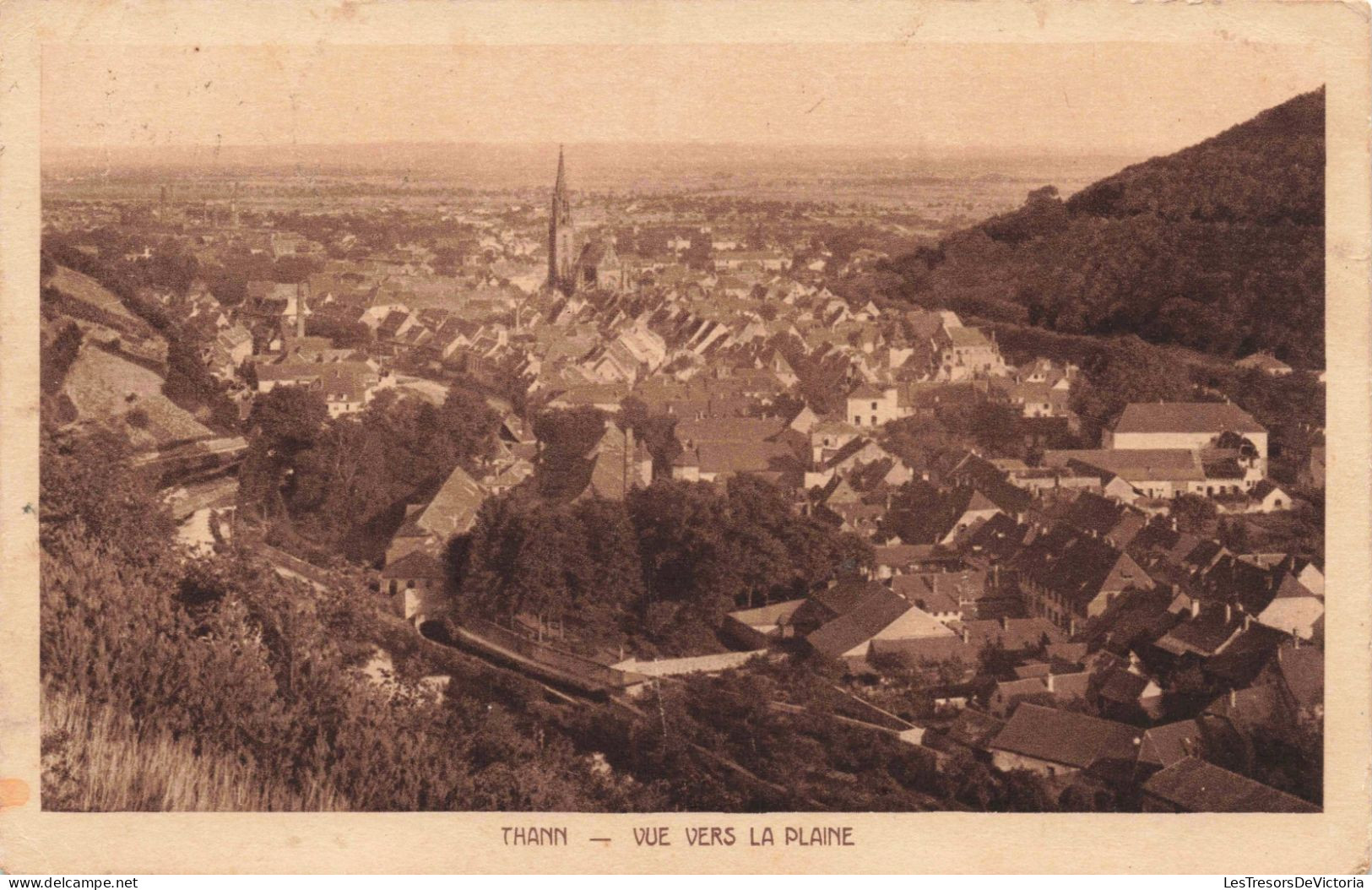 FRANCE - Thann - Vue Vers La Plaine - Carte Postale Ancienne - Thann