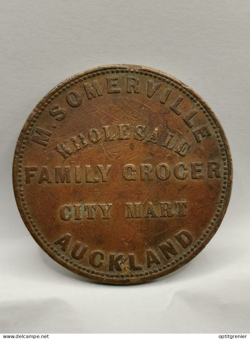 JETON 1857 M. SOMMERVILLE WHOLESALE / NEW ZEALAND TOKEN - Professionals / Firms