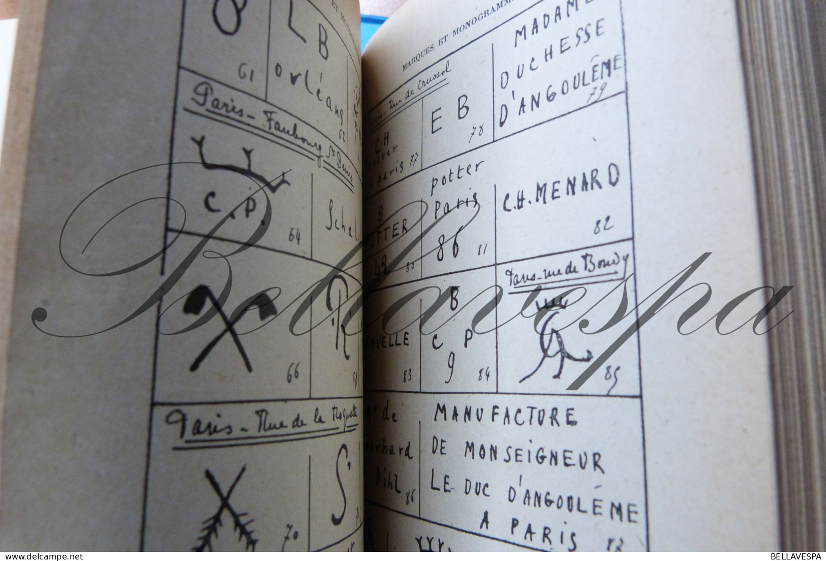 Guide l'Art la Céramique reconnaître Bayard E.1924 Majolica  faïence porcelaine grès marques monogrammes 207 gravures