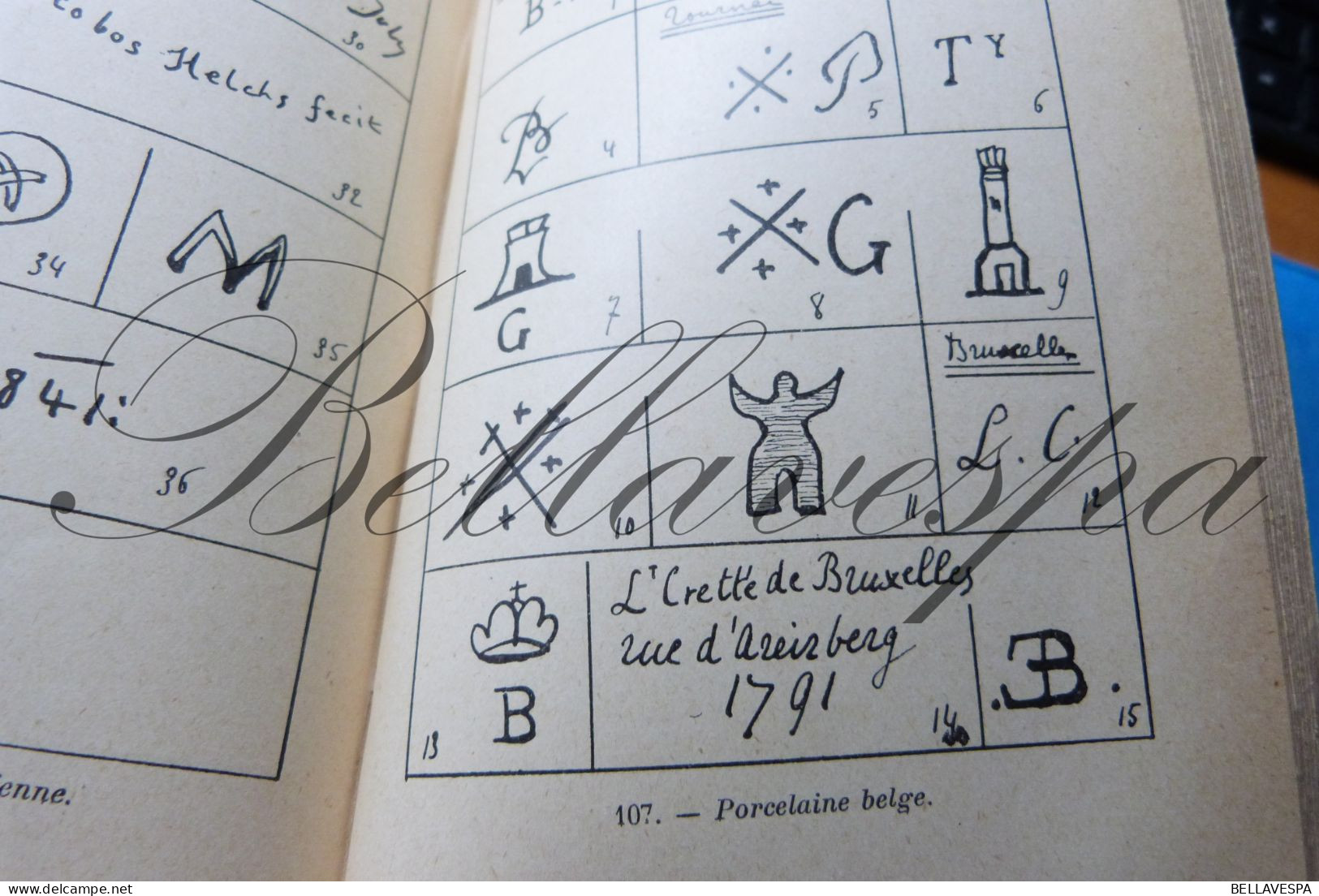 Guide l'Art la Céramique reconnaître Bayard E.1924 Majolica  faïence porcelaine grès marques monogrammes 207 gravures