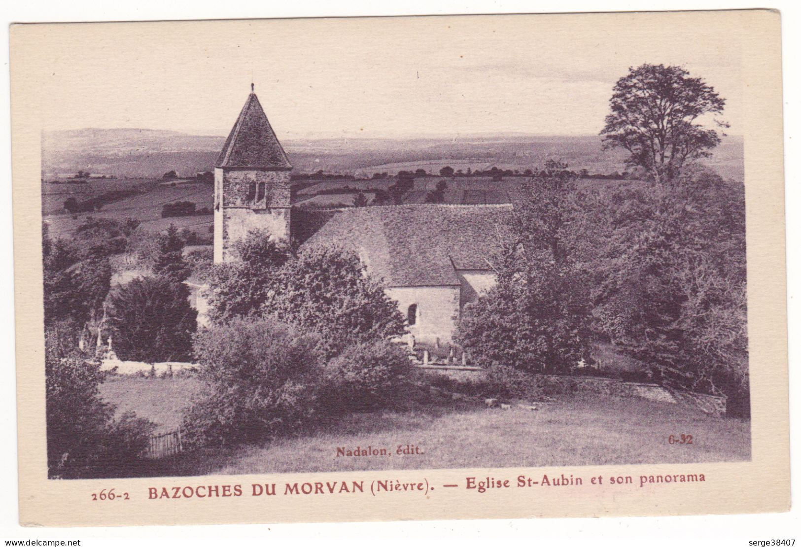 Bazoches Du Morvan - Eglise St Aubin # 8-12/4 - Bazoches