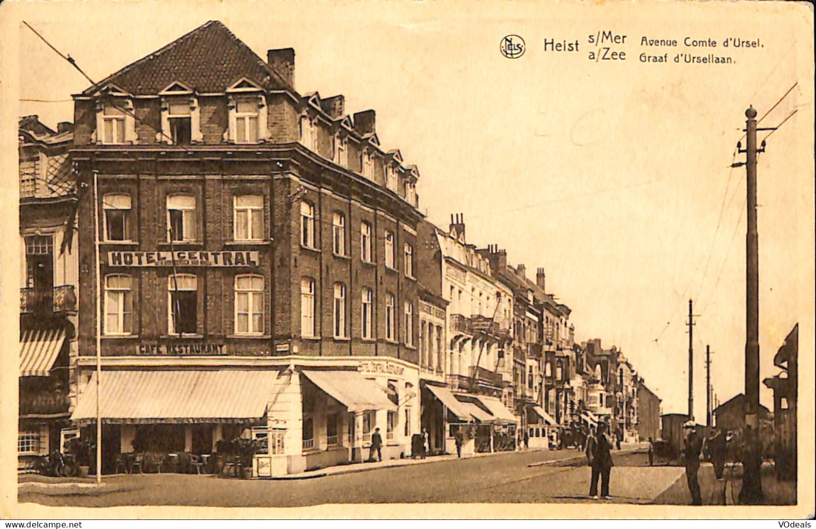 Belgique - Flandre Occidentale - Heist - Heyst S/Mer - Avenue Comte D'Ursel - Heist