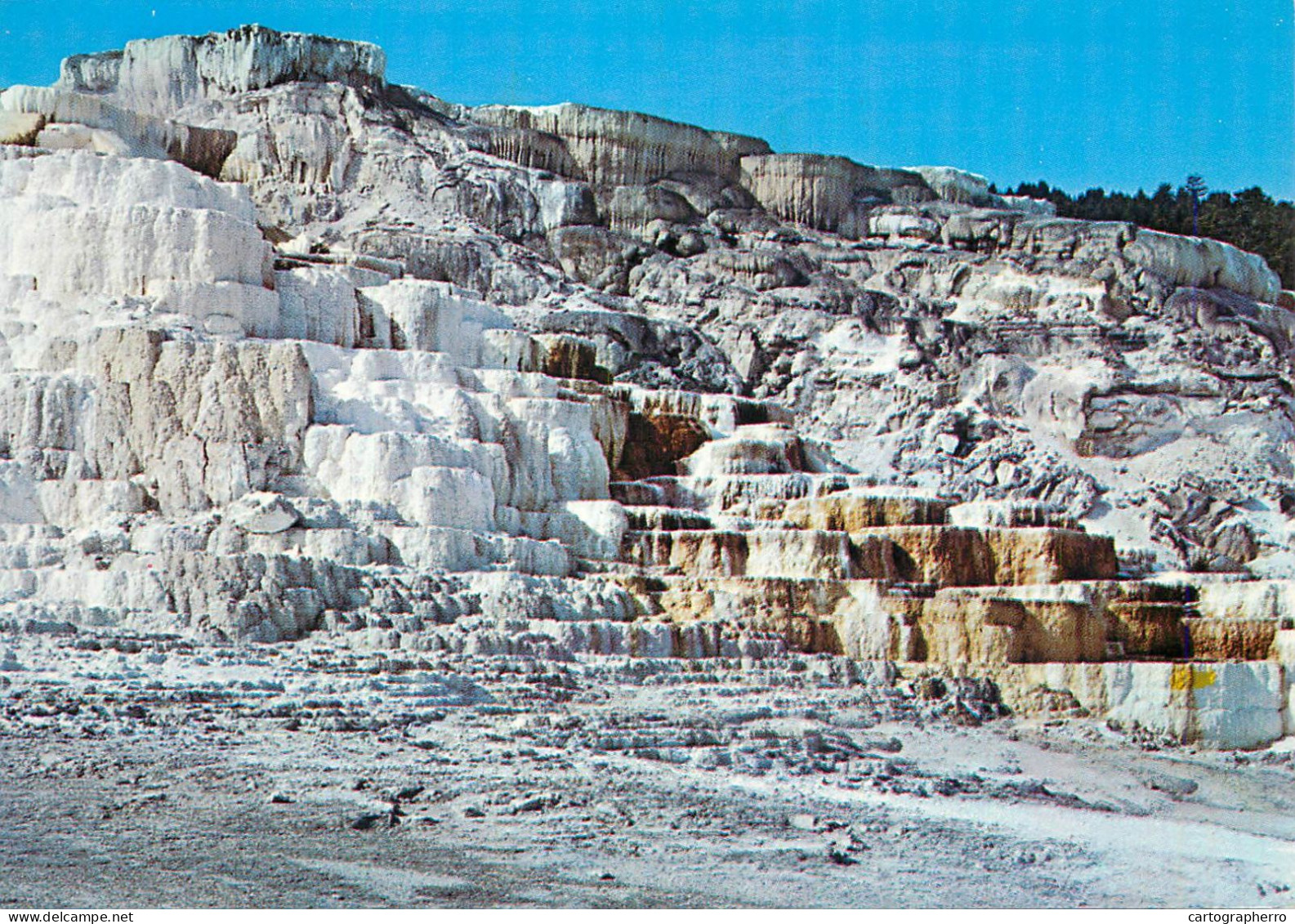 United States Yellowstone National Park Minerva Terrace 1990 - Yellowstone