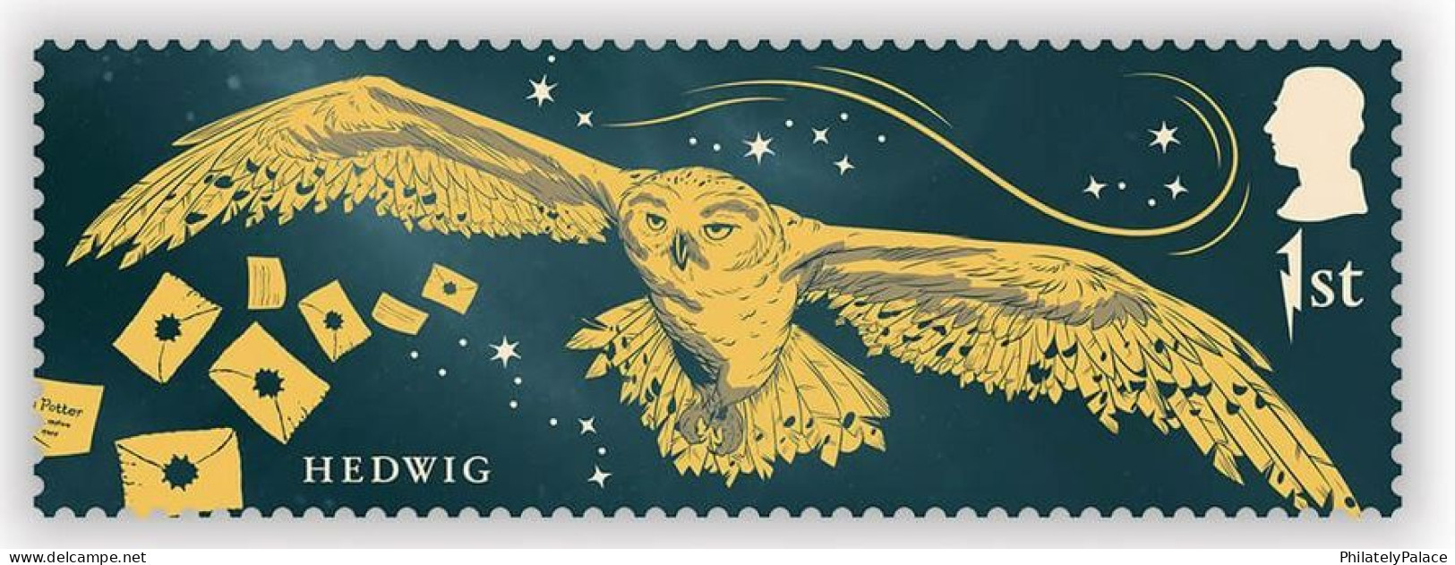 Great Britain GB UK 2023 Harry Potter, Movie,Film,Book,Dobby,Spider,Eagle,Bird,Buckbeak,Cat,Owl, MS MNH (**)