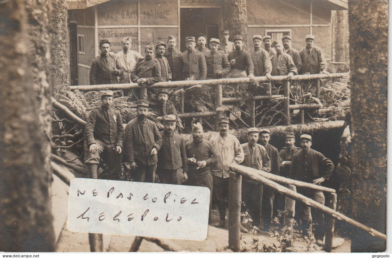 ALSACE 1914 Et 1915  - Les Militaires Du 11ème Régiment D' Artillerie ( Carte Photo ) - Weltkrieg 1914-18