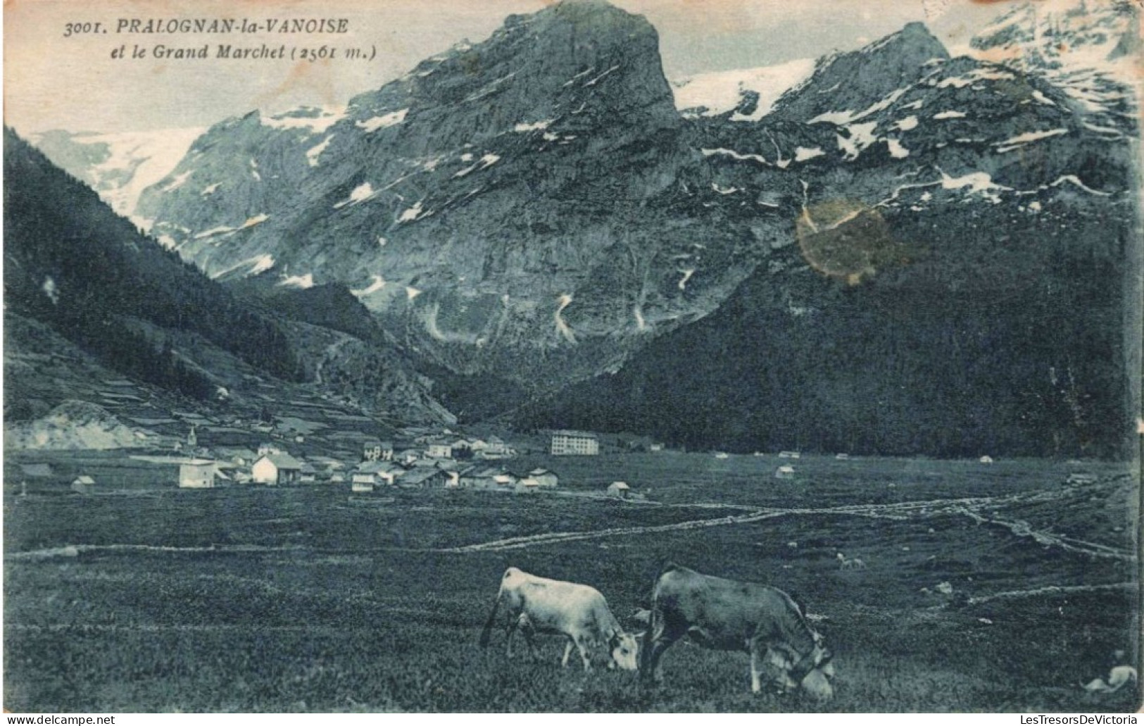 FRANCE - Pralognan-la-Vanoise Et Le Grand Marchet - Carte Postale Ancienne - Pralognan-la-Vanoise