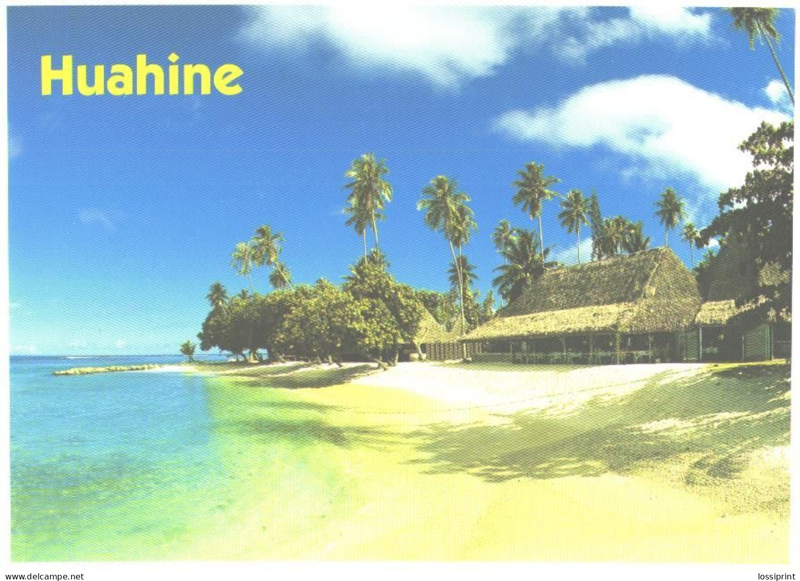 Huahine Island:Beach Of The Hotel Bali-Hai - Polynésie Française