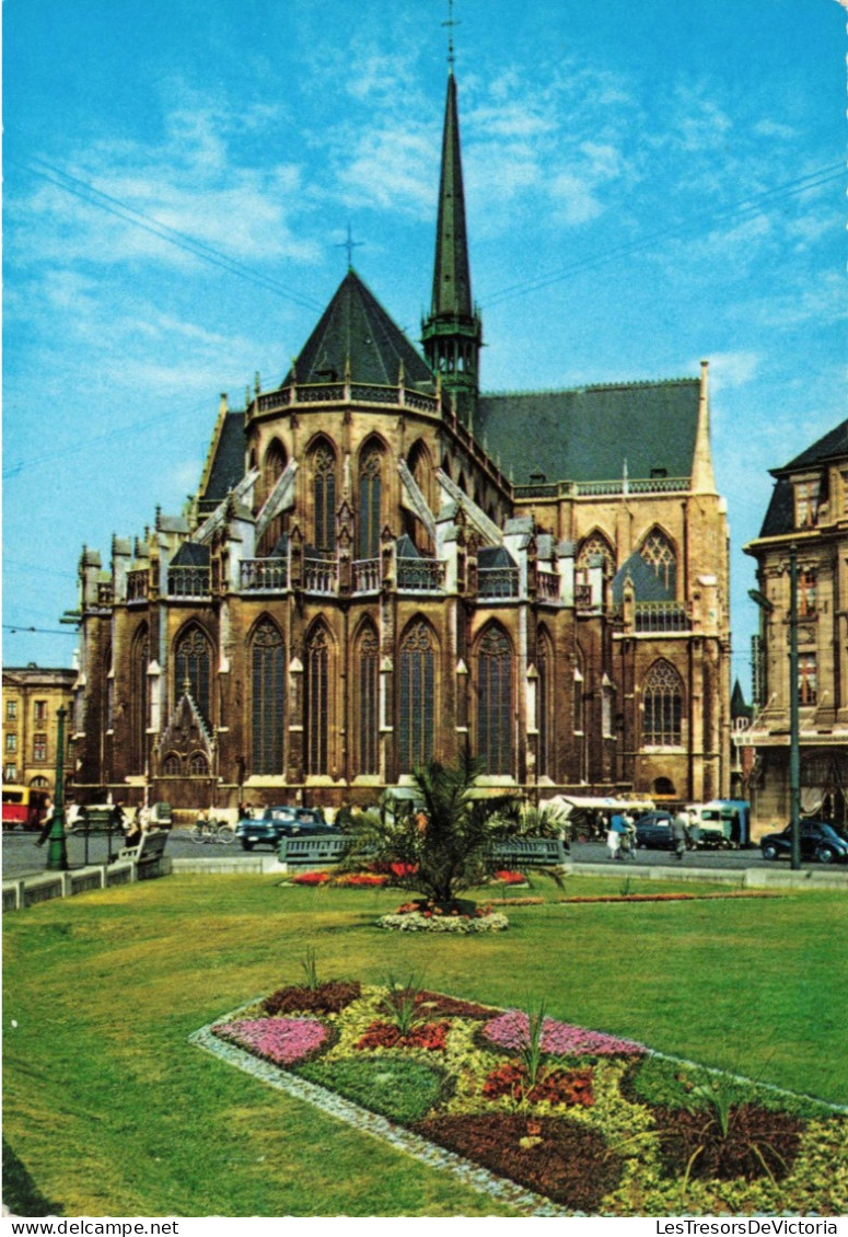 BELGIQUE - Louvain - Place Foch Et église Saint Pierre - Colorisé - Carte Postale - Leuven