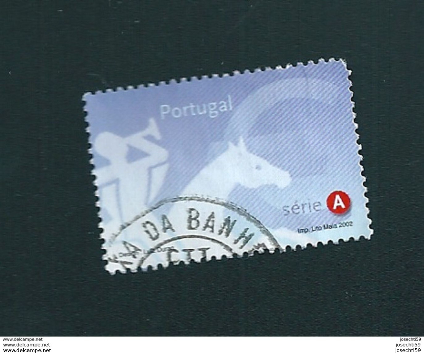 N° 2548 Postillon  Emblème Postal Et Symbole Cavalier A Oblitéré Timbre Portugal 2002 - Oblitérés