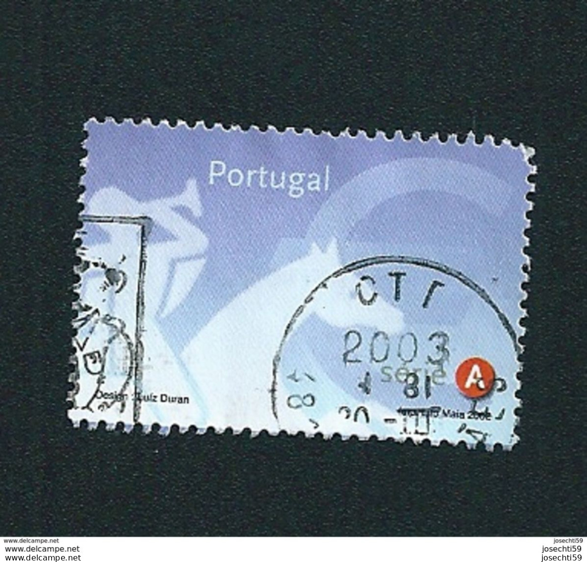 N° 2548 Postillon  Emblème Postal Et Symbole Cavalier A Oblitéré Timbre Portugal 2002 - Oblitérés