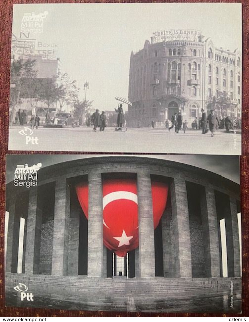 TURKEY,TURKEI,TURQUIE ,ANKARA NATIONAL STAMP EXHIBITION ,POSTCARDS - FDC