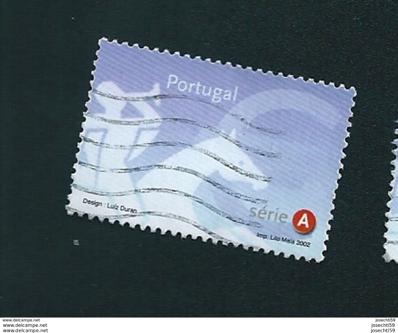 N° 2548 Postillon  Emblème Postal Et Symbole Cavalier A Oblitéré Timbre Portugal 2002 - Oblitérés