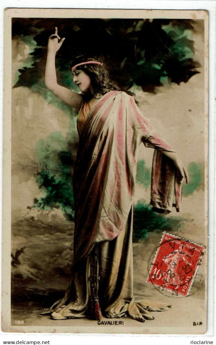 Artiste  Opéra Lina Cavalieri Dans Le Costume De Thaïs (Massenet) Par Reutlinger - Opéra