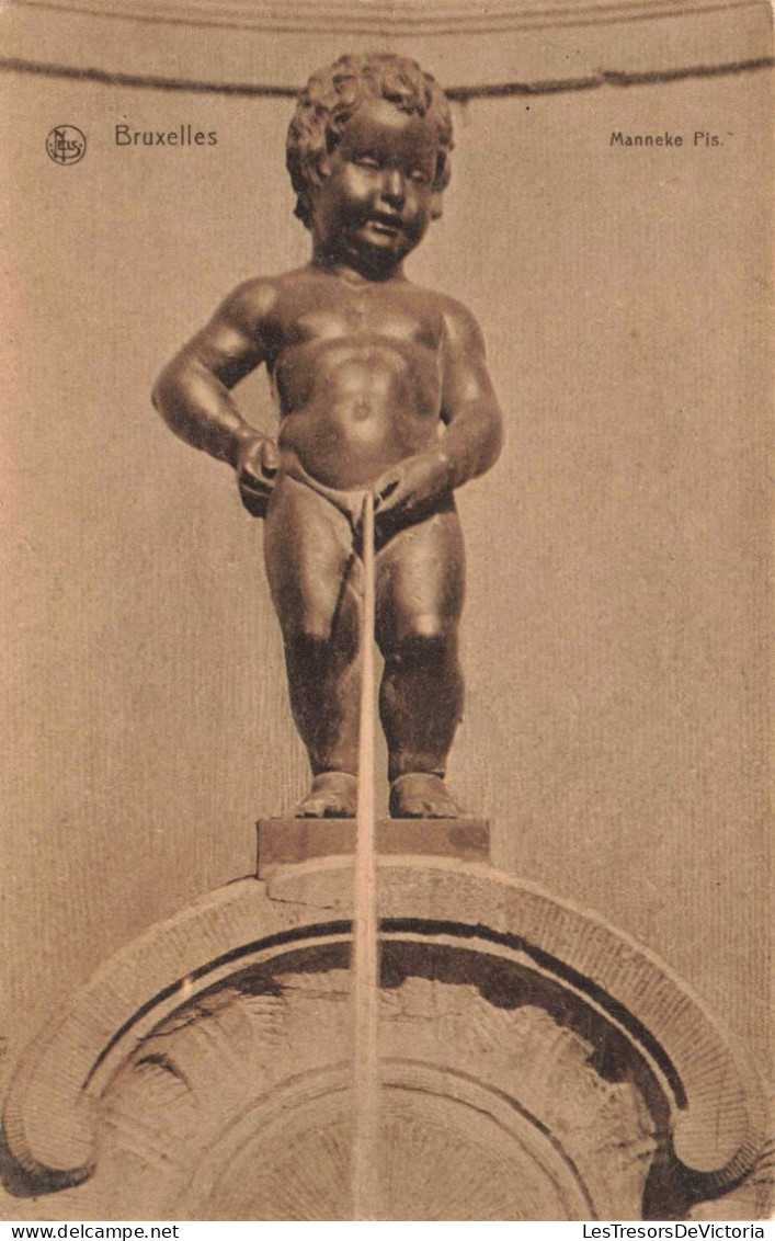 BELGIQUE - Bruxelles - Manneken-Pis - Carte Postale Ancienne - Monumenten, Gebouwen