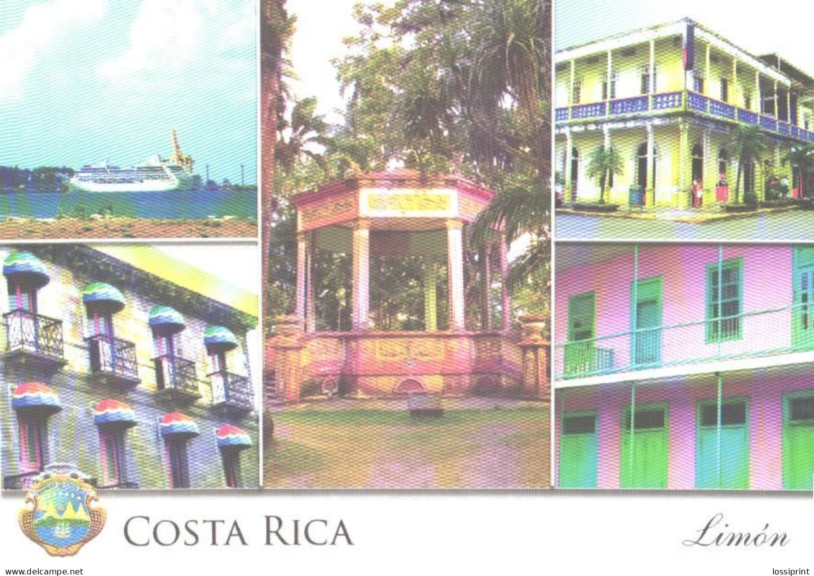 Costa Rica:Limon, Cruise Ship, Buildings - Costa Rica