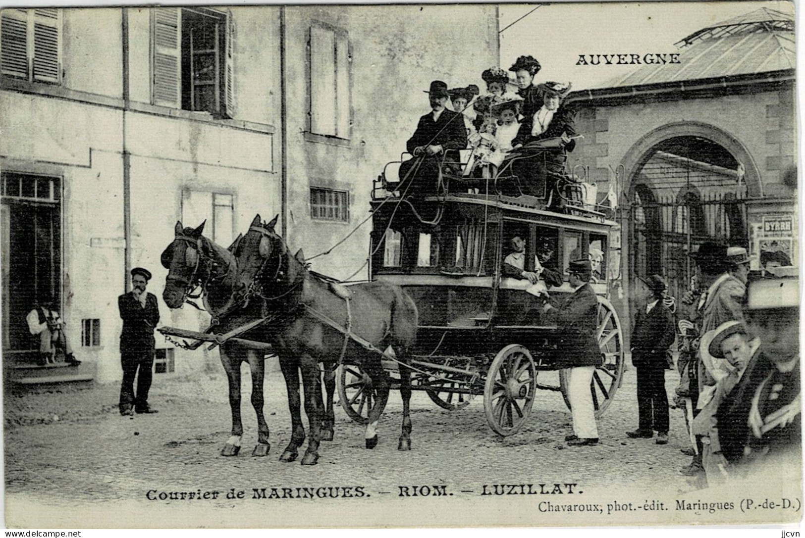 § - 63 - Puy De Dôme - Courrier De Maringues - Riom - Luzillat - Maringues