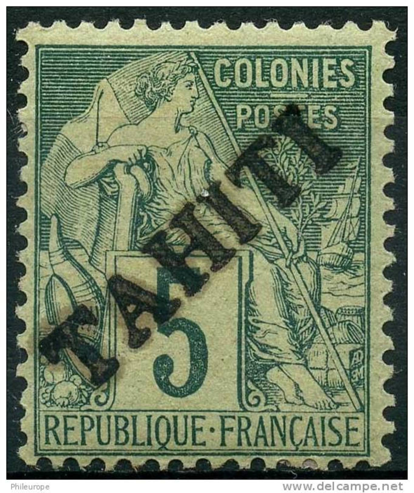 Tahiti (1893) N 10 * (charniere) - Autres & Non Classés