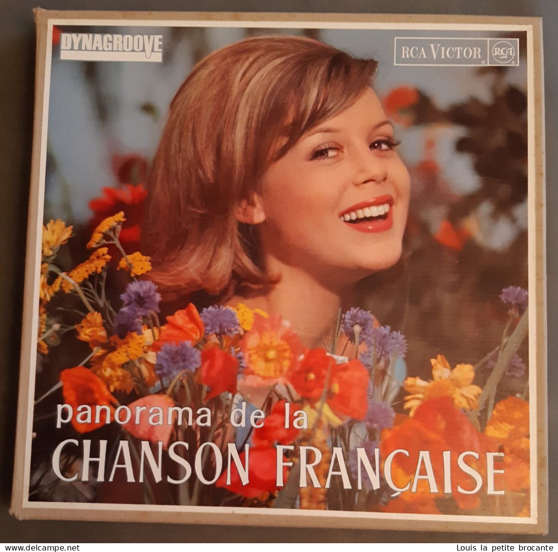 Coffret De 10 Disques Vinyles, PANORAMA DE LA CHANSON FRANCAISE - DINAGROOVE - RCA VICTOR 1964, 1 Chanson Rayée - Collections Complètes