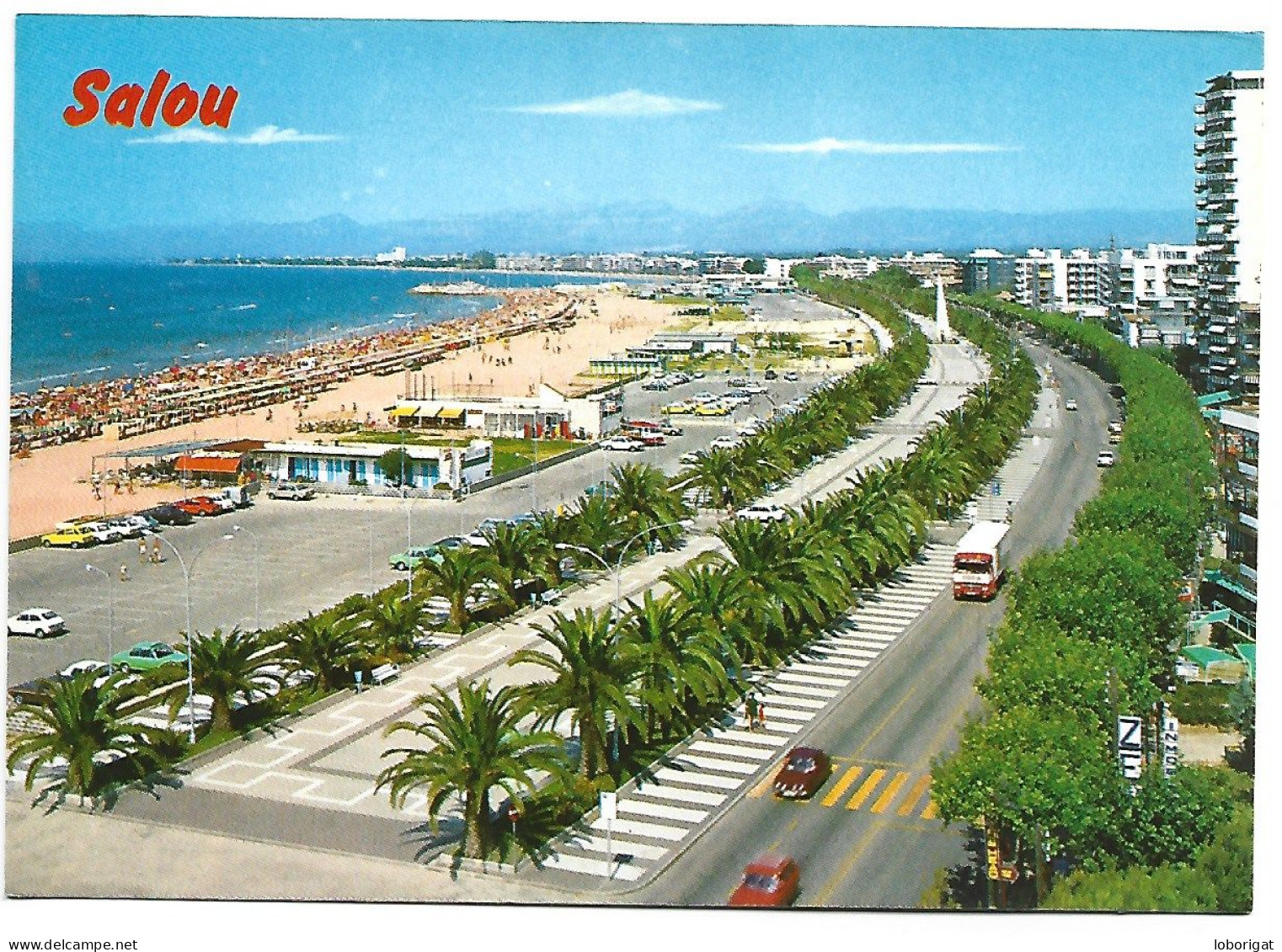 VISTA PARCIAL Y PLAYA / VUE PARTIELLE ET PLAGE / PARTIAL VIEW.AND BEACH.-  SALOU - TARRAGONA - ( CATALUNYA ) - Tarragona