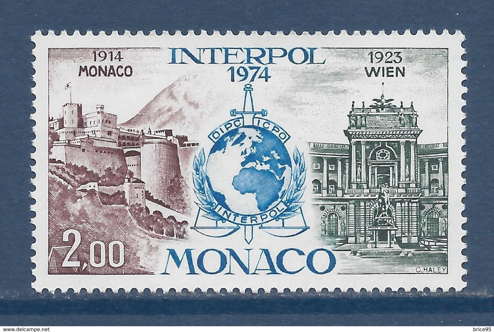Monaco - Yt N° 966 ** - Neufs Sans Charnière - 1974 - Unused Stamps