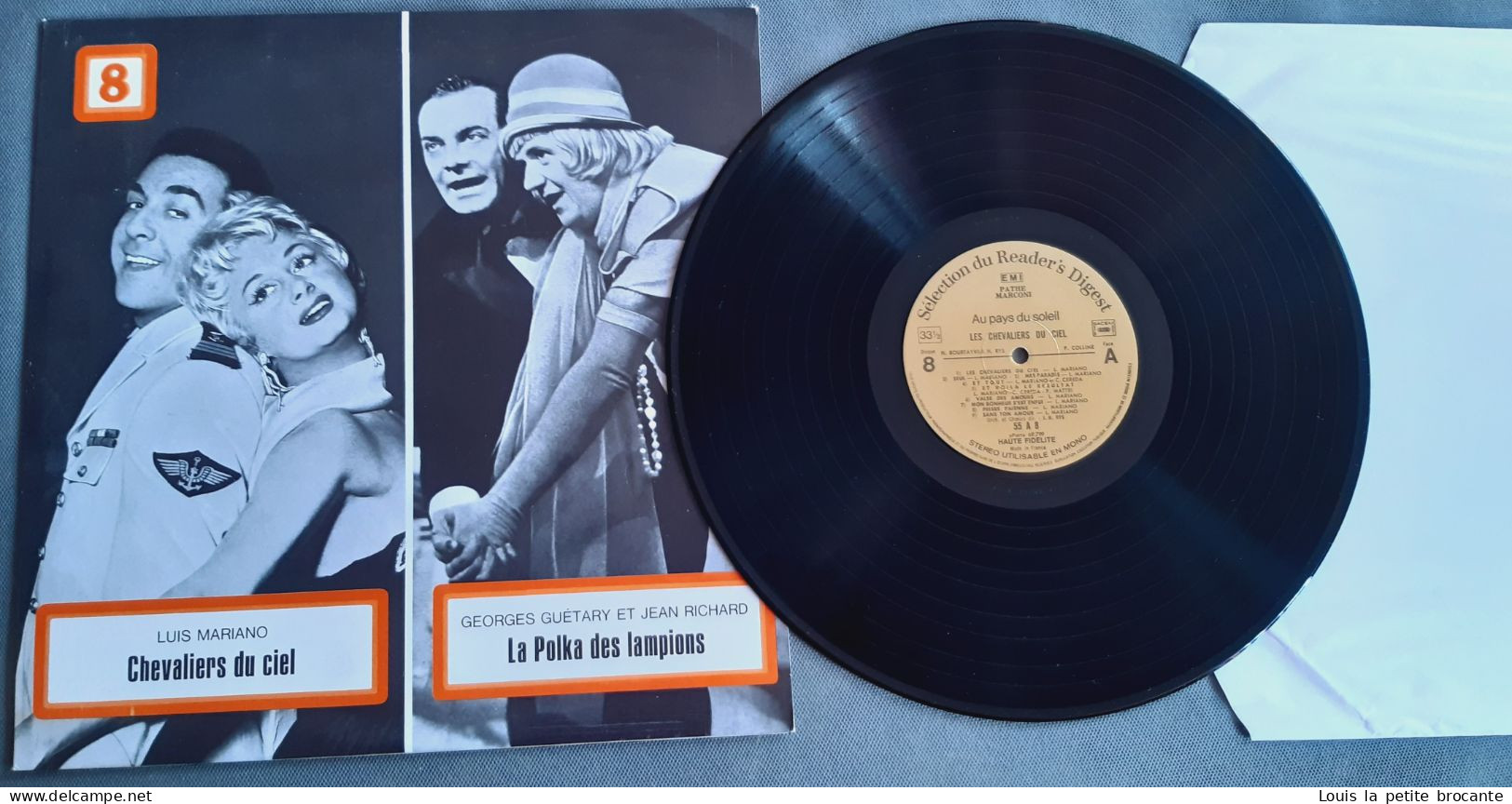 Coffret de 9 disques vinyles, AU PAYS DU SOLEIL, L'Operette ses étoiles ses succès, PATHE MARCONI - EMI.