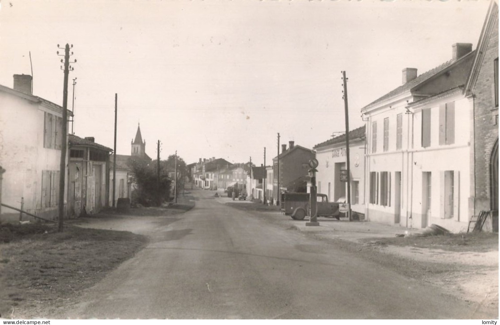 17 Pont L' Abbé D' Arnoult Route De Saint Jean CPSM PF Cachet Pont L' Abbé 1959 - Pont-l'Abbé-d'Arnoult