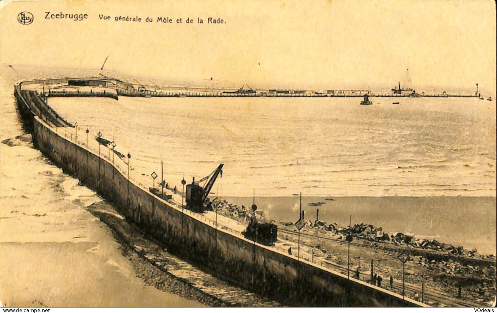 Belgique - Flandre Occidentale - Zeebrugge - Vue Générale Du Môle Et De La Rade - Zeebrugge